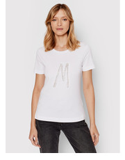 Bluzka T-Shirt 2GGP13 6138A Biały Regular Fit - modivo.pl Marciano Guess