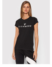 Bluzka T-Shirt Winoski UWA21019TS Czarny Regular Fit - modivo.pl John Richmond