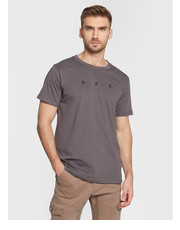 T-shirt - koszulka męska T-Shirt Dain 21107279 Szary Regular Fit - modivo.pl Solid
