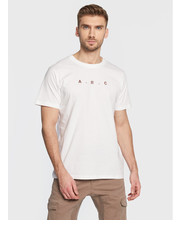 T-shirt - koszulka męska T-Shirt Dain 21107279 Biały Regular Fit - modivo.pl Solid