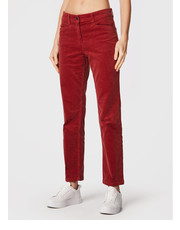 Spodnie Spodnie materiałowe Lisa 14002006 Czerwony Straight Fit - modivo.pl Olsen