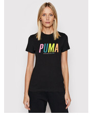 Bluzka T-Shirt SMILEY WORLD Graphic 533559 Czarny Regular Fit - modivo.pl Puma