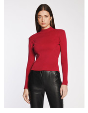 Sweter Sweter Lulu Czerwony Slim Fit - modivo.pl Rage Age