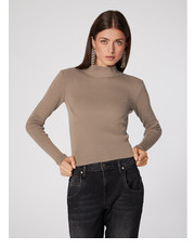 Sweter Sweter Lulu Beżowy Slim Fit - modivo.pl Rage Age