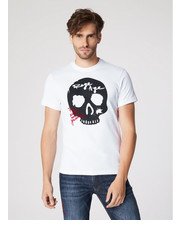 T-shirt - koszulka męska T-Shirt Max Biały Regular Fit - modivo.pl Rage Age