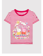 Bluzka T-Shirt Peppa Stripe RKT139 Różowy Regular Fit - modivo.pl Regatta