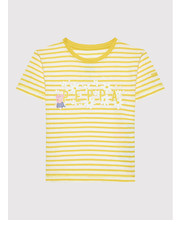 Bluzka T-Shirt Peppa Stripe RKT139 Żółty Regular Fit - modivo.pl Regatta
