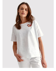 Bluzka T-Shirt Miza T2204.292 Biały Oversize - modivo.pl Tatuum