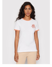 Bluzka T-Shirt Cosma Biały Slim Fit - modivo.pl Femi Stories