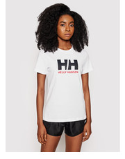 Bluzka T-Shirt Logo 34112 Biały Classic Fit - modivo.pl Helly Hansen