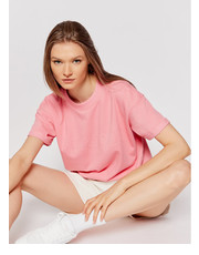 Bluzka T-Shirt SS21-TSD007 Różowy Regular Fit - modivo.pl Sprandi