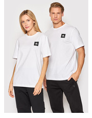 Bluzka T-Shirt Unisex 311033 Biały Regular Fit - modivo.pl Kappa