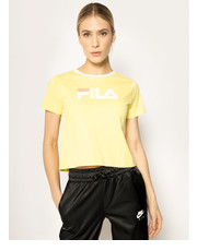 Bluzka T-Shirt Salome 687614 Żółty Regular Fit - modivo.pl Fila