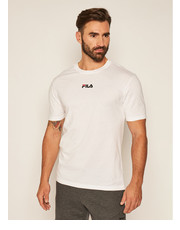 T-shirt - koszulka męska T-Shirt Sayer 687990 Biały Regular Fit - modivo.pl Fila