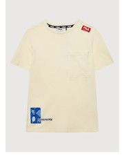 Bluzka T-Shirt Treffurt FAT0037 Żółty Regular Fit - modivo.pl Fila