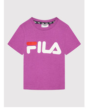 Bluzka T-Shirt Lea 689178 Fioletowy Regular Fit - modivo.pl Fila
