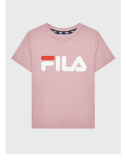 Bluzka T-Shirt Sala Logo FAK0089 Różowy Regular Fit - modivo.pl Fila