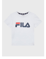Bluzka T-Shirt Sala FAK0089 Biały Regular Fit - modivo.pl Fila