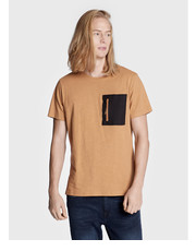 T-shirt - koszulka męska Blend T-Shirt 20714253 Brązowy Regular Fit - modivo.pl BLEND