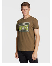 T-shirt - koszulka męska Blend T-Shirt 20714545 Zielony Regular Fit - modivo.pl BLEND