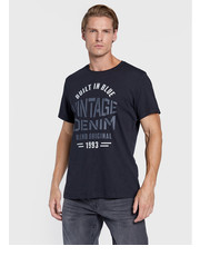 T-shirt - koszulka męska Blend T-Shirt 20714248 Czarny Regular Fit - modivo.pl BLEND