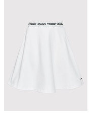 Spódnica mini Spódnica trapezowa Logo DW0DW12968 Beżowy Regular Fit - modivo.pl Tommy Jeans