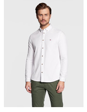 Koszula męska Koszula Essential DM0DM15403 Biały Regular Fit - modivo.pl Tommy Jeans