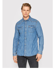 Koszula męska Koszula jeansowa Western DM0DM13033 Niebieski Regular Fit - modivo.pl Tommy Jeans