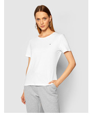 Bluzka T-Shirt Tjw C Neck DW0DW09194 Biały Slim Fit - modivo.pl Tommy Jeans