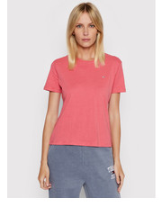 Bluzka T-Shirt Soft Jersey DW0DW06901 Różowy Regular Fit - modivo.pl Tommy Jeans