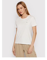 Bluzka T-Shirt Tjw Soft Jersey DW0DW06901 Biały Regular Fit - modivo.pl Tommy Jeans