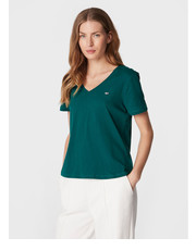 Bluzka T-Shirt DW0DW09195 Zielony Slim Fit - modivo.pl Tommy Jeans