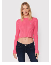 Sweter Sweter Tjw DW0DW13587 Różowy Boxy Fit - modivo.pl Tommy Jeans