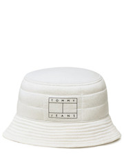 Czapka Kapelusz Herita Bucket Hat AW0AW12680 Biały - modivo.pl Tommy Jeans