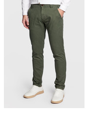 Spodnie męskie Chinosy Scanton DM0DM09595 Zielony Slim Fit - modivo.pl Tommy Jeans