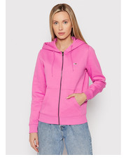 Bluza Bluza Zip Throught DW0DW10135 Różowy Regular Fit - modivo.pl Tommy Jeans