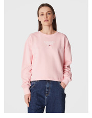 Bluza Bluza Essential DW0DW14851 Różowy Regular Fit - modivo.pl Tommy Jeans