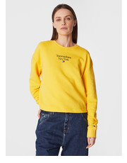 Bluza Bluza Essential DW0DW14851 Żółty Regular Fit - modivo.pl Tommy Jeans