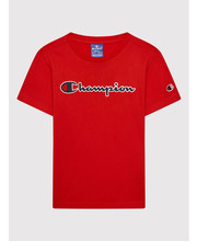 Bluzka T-Shirt Logo 305770 Czerwony Regular Fit - modivo.pl Champion