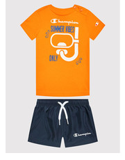 Bluzka Komplet t-shirt i szorty sportowe 306049 Kolorowy Regular Fit - modivo.pl Champion