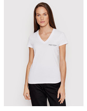 Bluzka T-Shirt 8NYT81 YJG3Z 1000 Biały Regular Fit - modivo.pl Armani Exchange