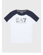 Bluzka EA7 Emporio Armani T-Shirt 6LBT64 BJ02Z 1100 Biały Regular Fit - modivo.pl Ea7 Emporio Armani