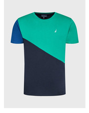 T-shirt - koszulka męska T-Shirt Havel N1G00426 Kolorowy Regular Fit - modivo.pl Nautica