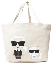 Shopper bag Torebka 205W3095 Beżowy - modivo.pl Karl Lagerfeld