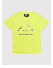 Bluzka T-Shirt Z15380 D Zielony Regular Fit - modivo.pl Karl Lagerfeld