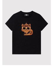 Bluzka T-Shirt Z25361 M Czarny Regular Fit - modivo.pl Karl Lagerfeld