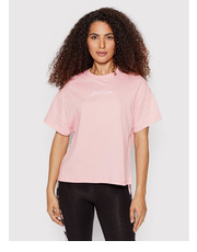 Bluzka T-Shirt ZVLR-481 Różowy Regular Fit - modivo.pl Hype