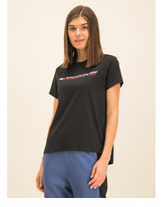 Bluzka T-Shirt Logo S10S100061 Czarny Regular Fit - modivo.pl Tommy Sport