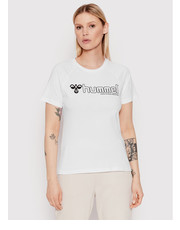 Bluzka T-Shirt Noni 2.0 214325 Biały Regular Fit - modivo.pl Hummel