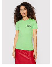 Bluzka T-Shirt 22EI2P0F0716309 Zielony Regular Fit - modivo.pl Iceberg